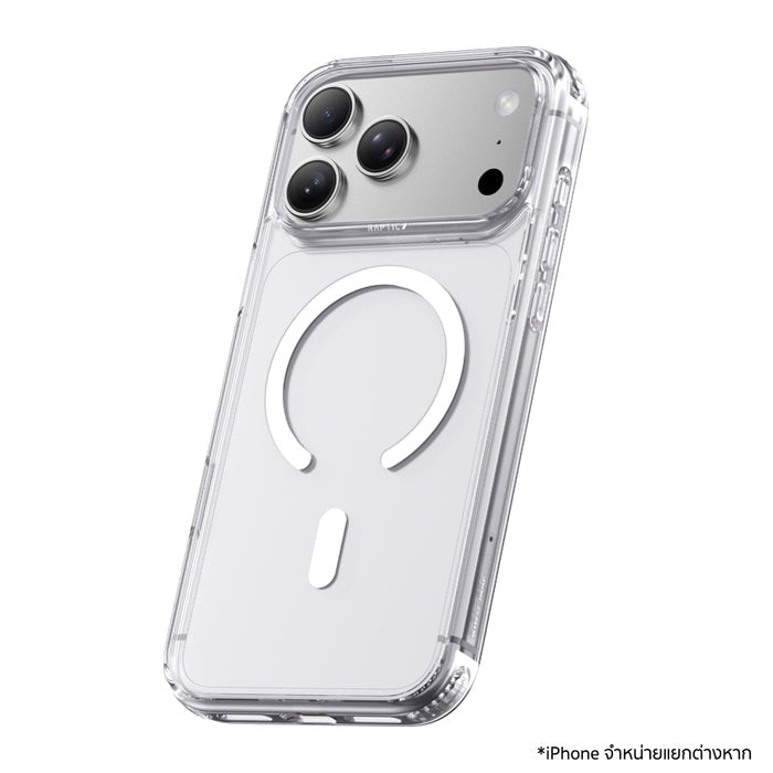 RAPTIC Air Clear MagSafe Case สำหรับ iPhone 18 Pro กันกระแทกระดับ Military-grade สูงสุด 2 ม. พร้อมระบบ Micro-Airbag 4 มุม ปุ่มไม่สั่น