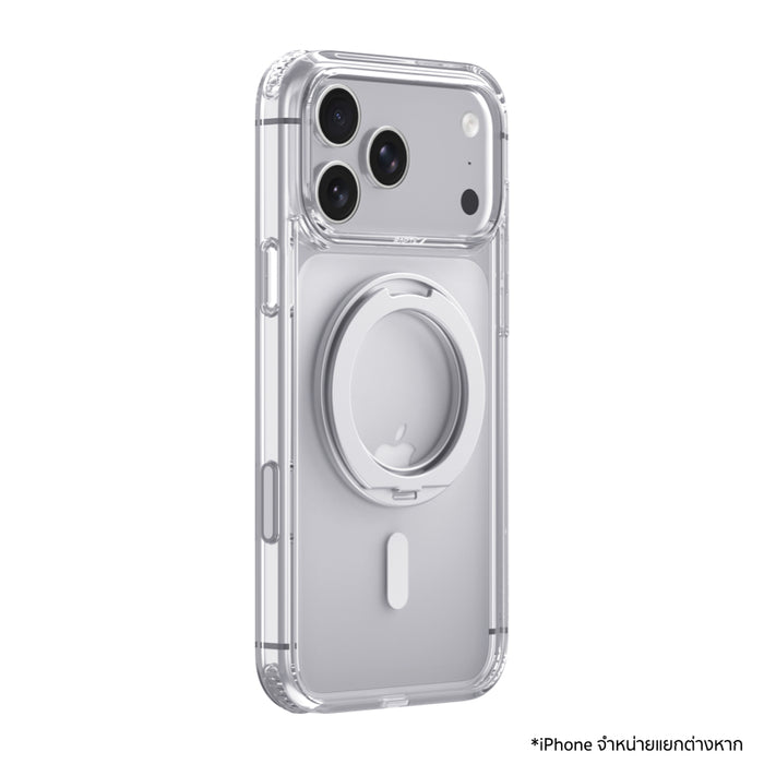RAPTIC Air Stand MagSafe Case สำหรับ iPhone 18 Pro กันกระแทกระดับ Military-grade สูงสุด 2 ม. พร้อมขาตั้ง 360° หมุนได้