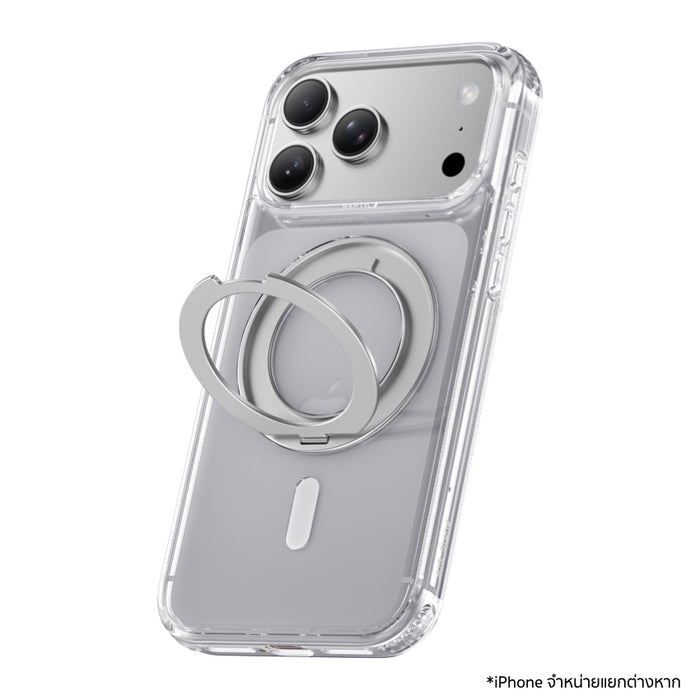RAPTIC Air Stand MagSafe Case สำหรับ iPhone 18 Pro กันกระแทกระดับ Military-grade สูงสุด 2 ม. พร้อมขาตั้ง 360° หมุนได้