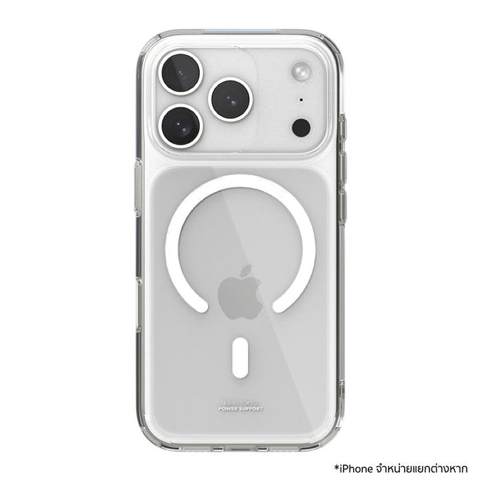 เคส iPhone 18 Pro/17 Pro POWER SUPPORT Air Jacket Mag Hybrid Camera Button - Clear