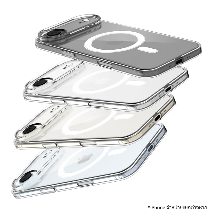 เคสใส UNIU Aeris สำหรับ iPhone Air บางเพียง 1.2 มม. โชว์โลโก้ Apple รองรับ MagSafe ป้องกันเลนส์และมุมเครื่องอย่างมีสไตล์ เช็คราคาเลย