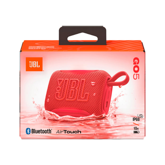 ลำโพงพกพา Go 5 - Red เชื่อมต่อ Bluetooth 6.0 แบรนด์ JBL