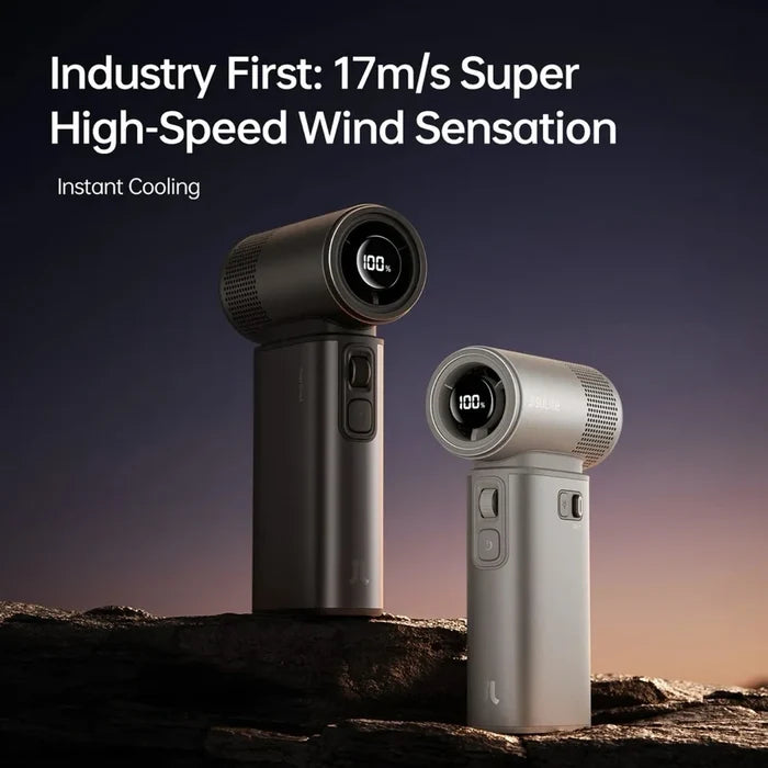 พัดลมพกพา Jisulife FA55 Ultra2 เย็นนาน ฟิลเตอร์ในตัว แบตฯ 9000mAh ปรับแรงลม 100 ระดับ ใช้งานได้ทั้งพัดลม ไฟฉาย พาวเวอร์แบงก์
