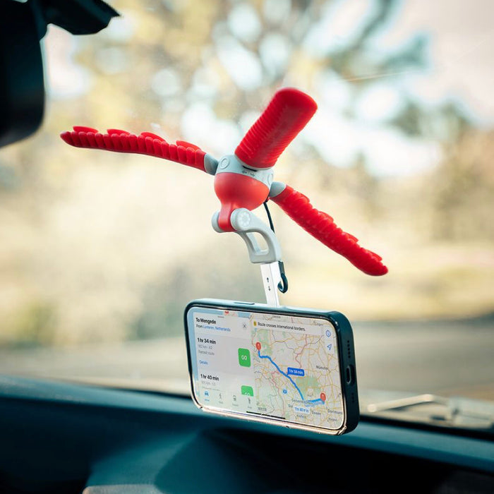 ขาตั้งโทรศัพท์มือถือ Joby PodZilla SuctionTripod MagSafe Kit - Red