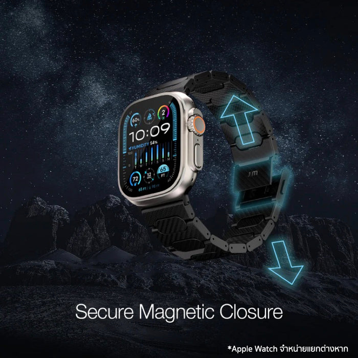 ยกระดับ Apple Watch ด้วยสาย JM คาร์บอนไฟเบอร์ 1K น้ำหนักเบา แข็งแรง กันน้ำ พร้อมดีไซน์พรีเมียม