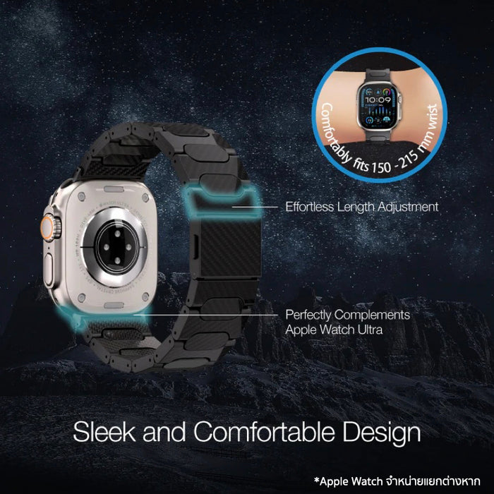 ยกระดับ Apple Watch ด้วยสาย JM คาร์บอนไฟเบอร์ 1K น้ำหนักเบา แข็งแรง กันน้ำ พร้อมดีไซน์พรีเมียม