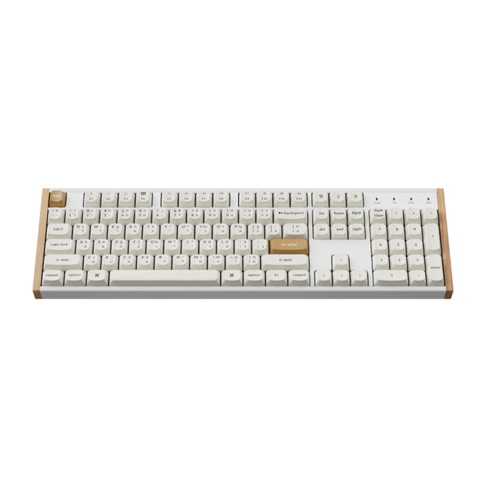 คีย์บอร์ด Keychron K10 HE Wireless Magnetic Switch สีขาว พลังแม่เหล็กตอบสนองไว