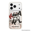 เคสกันกระแทก KARL Scattered Choupette Liquid Glitter MagSafe สำหรับ iPhone 17 Pro - Transparent