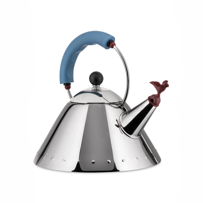 Kettle, 9'' H x 8.5'' W x 8.5'' D, Blue