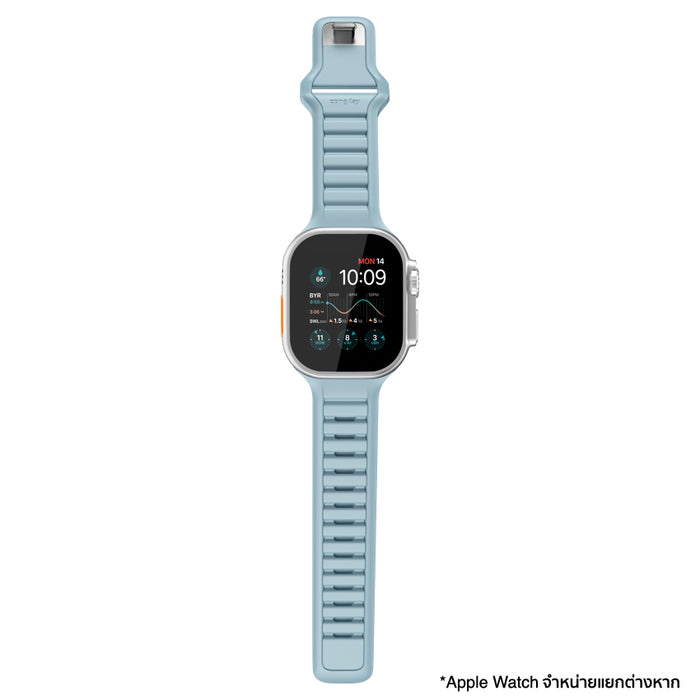 ยกระดับ Apple Watch ด้วยสาย KEYBUDZ Journey Series วัสดุ FKM ทนทานพิเศษ กันน้ำและเหงื่อ 100% เหมาะสำหรับสายสปอร์ตและ Outdoor ใส่สบาย ปรับได้ 14 ระดับ
