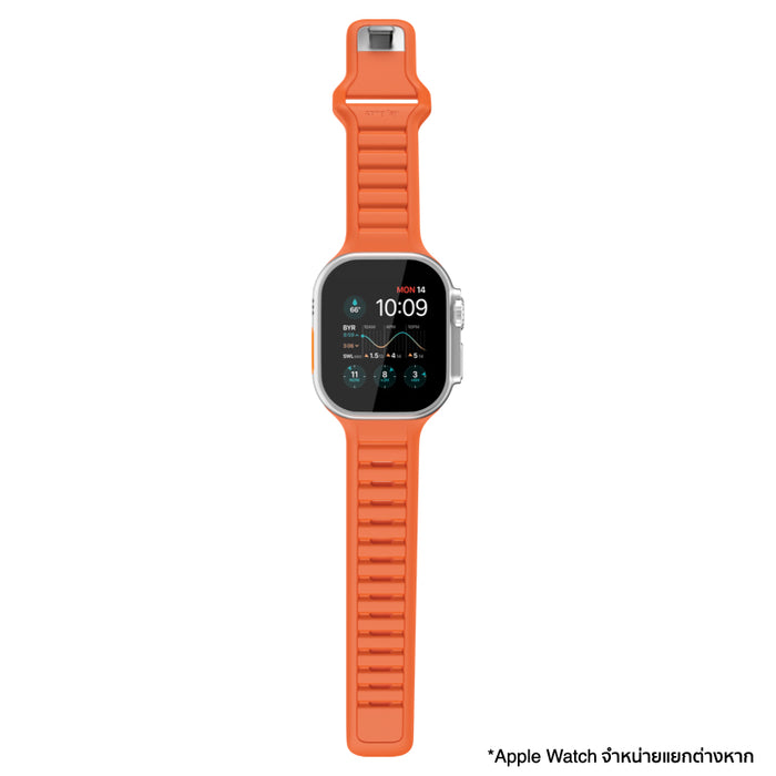 ยกระดับ Apple Watch ด้วยสาย KEYBUDZ Journey Series วัสดุ FKM ทนทานพิเศษ กันน้ำและเหงื่อ 100% เหมาะสำหรับสายสปอร์ตและ Outdoor ใส่สบาย ปรับได้ 14 ระดับ
