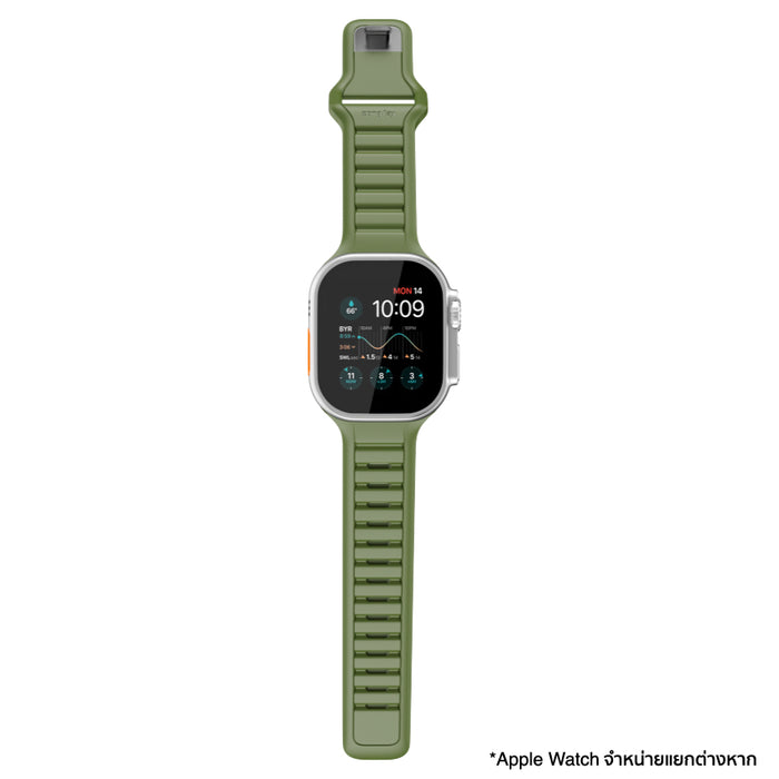 ยกระดับ Apple Watch ด้วยสาย KEYBUDZ Journey Series วัสดุ FKM ทนทานพิเศษ กันน้ำและเหงื่อ 100% เหมาะสำหรับสายสปอร์ตและ Outdoor ใส่สบาย ปรับได้ 14 ระดับ
