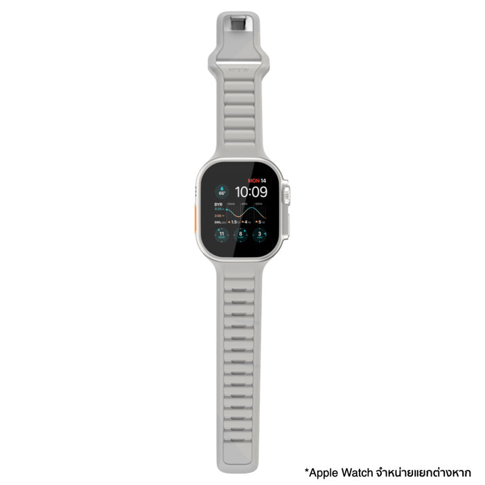 ยกระดับ Apple Watch ด้วยสาย KEYBUDZ Journey Series วัสดุ FKM ทนทานพิเศษ กันน้ำและเหงื่อ 100% เหมาะสำหรับสายสปอร์ตและ Outdoor ใส่สบาย ปรับได้ 14 ระดับ