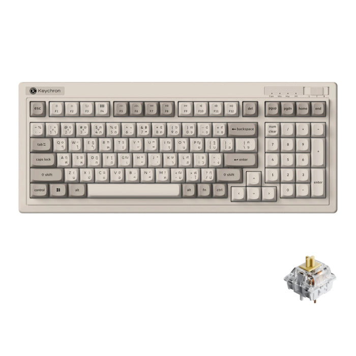 คีย์บอร์ดไร้สาย Keychron R5 Wireless Banana Switch แบรนด์ KEYCHRON