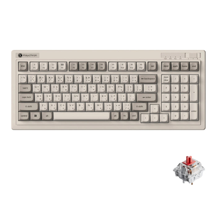 คีย์บอร์ดไร้สาย Keychron R5 Wireless Red Switch แบรนด์ KEYCHRON