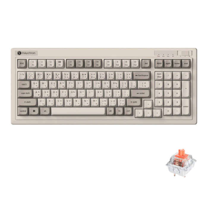 คีย์บอร์ดไร้สาย Keychron R5 Wireless Silent Red Switch แบรนด์ KEYCHRON