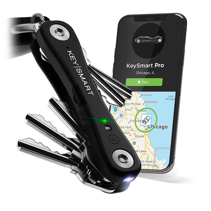 อุปกรณ์ช่วยค้นหากุญแจ KeySmart Pro With Tile สี Black ตามหาตำแหน่งของกุญแจ หรือ โทรศัพท์มือถือของคุณง่ายๆ