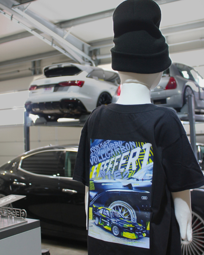 Kids gepfeffert.com Audi S1 E2 T-Shirt - schwarz - gepfeffert.com