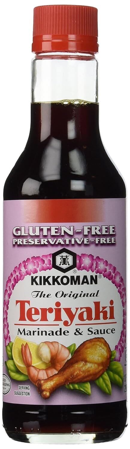 Kikkoman Gluten Free Teriyaki Marinade & Sauce 10 Oz Pack of 1-30914695 Snackathon Foods