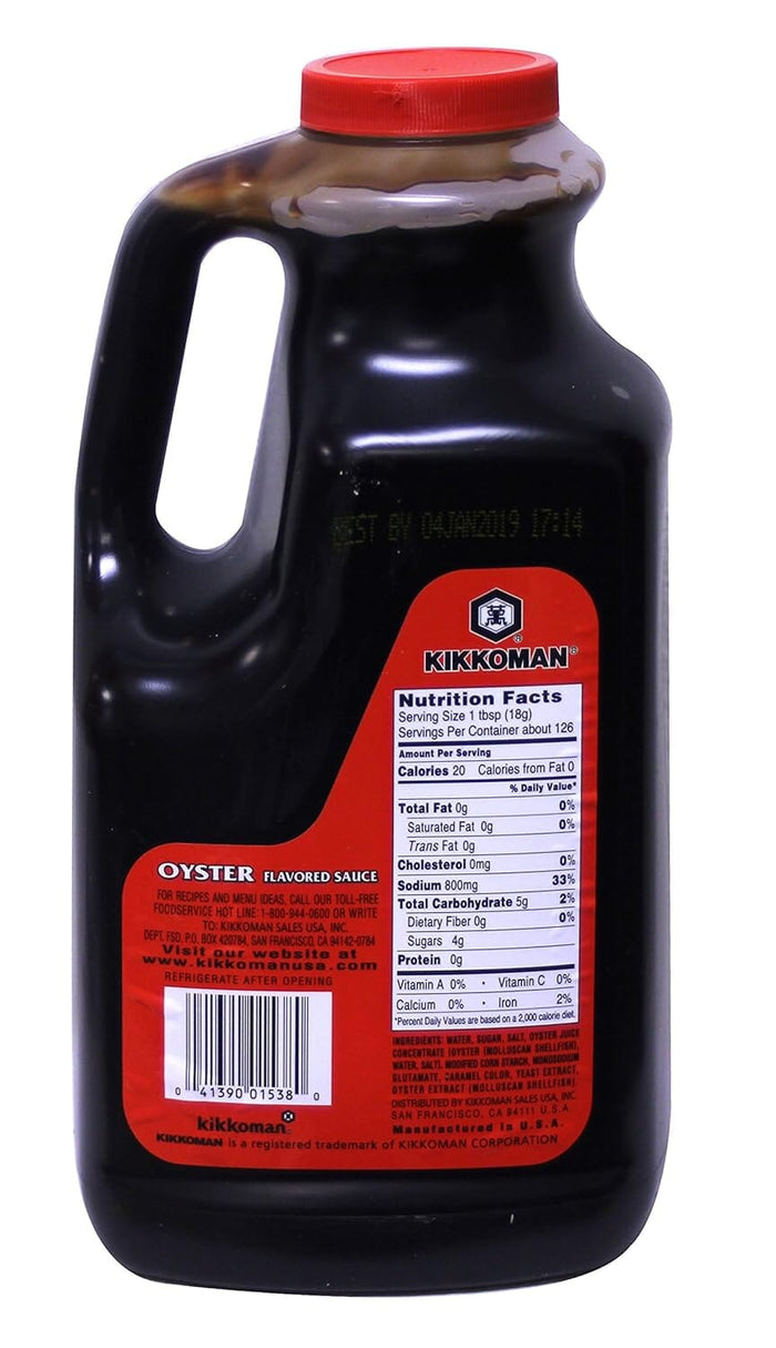Kikkoman Oyster Flavored Sauce, Red Label, 5 Pound Kikkoman