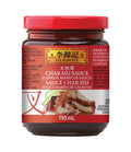 A jar of Lee Kum Kee Char Siu Sauce, typically used for Chinese barbecuing, in a 195ml size.