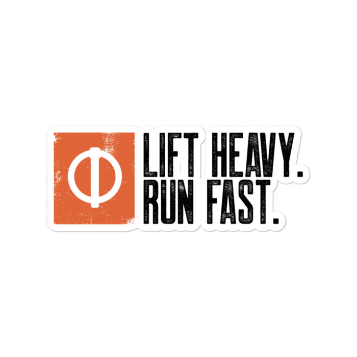 Linchpin Bubble-free stickers (Lift heavy. Run Fast.)