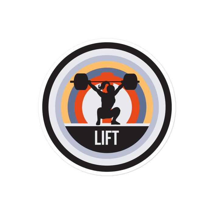 Linchpin Lift Ponytail Bubble-free stickers