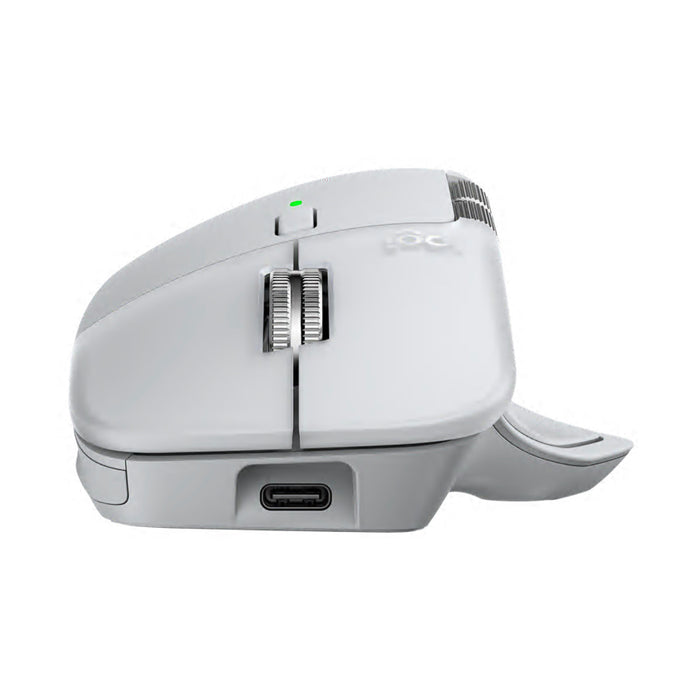เมาส์ไร้สาย MX Master 4 สี White Silver เชื่อมต่อดีขึ้น 2 เท่า แบรนด์ LOGITECH