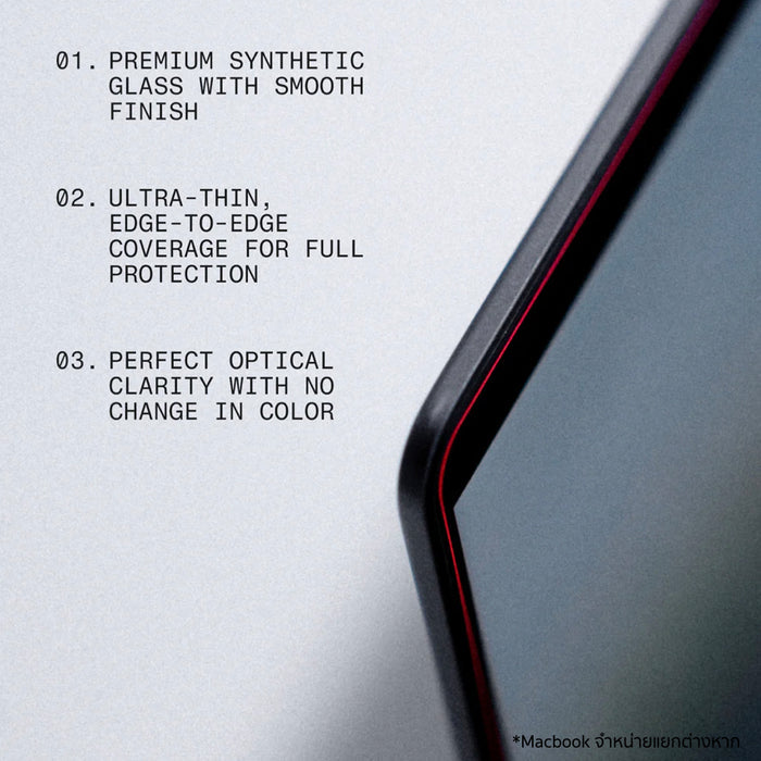 BODYGUARDZ Quantum Dot Glass สำหรับ MacBook Pro M5