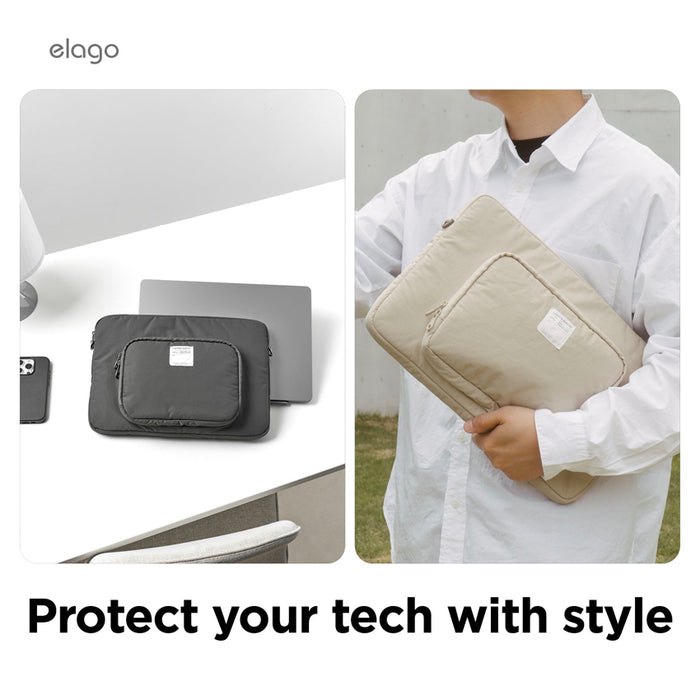 กระเป๋าใส่คอมพิวเตอร์ MacBook Pro 16 นิ้ว Elago LapTop Pocket สี Dark Grey