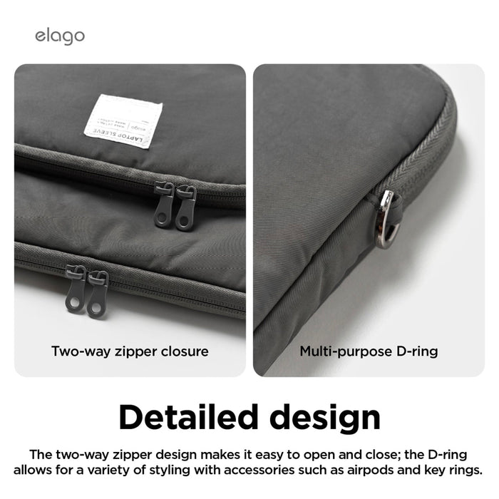 กระเป๋าใส่คอมพิวเตอร์ MacBook Pro 16 นิ้ว Elago LapTop Pocket สี Dark Grey