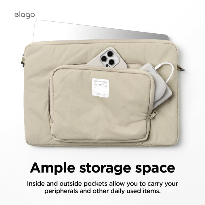 กระเป๋าใส่คอมพิวเตอร์ MacBook Pro 16 นิ้ว Elago LapTop Pocket สี Dark Grey