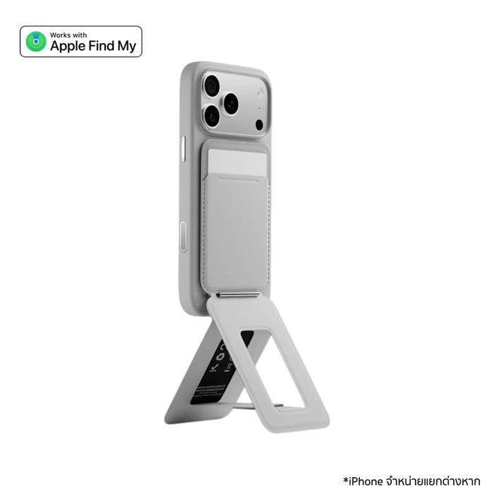MOFT Trackable Tripod Wallet กระเป๋าใส่บัตร MagSafe พร้อม Apple Find My ขาตั้งและขาตั้งกล้องในตัว รีโมต Bluetooth ใช้งานสะดวก