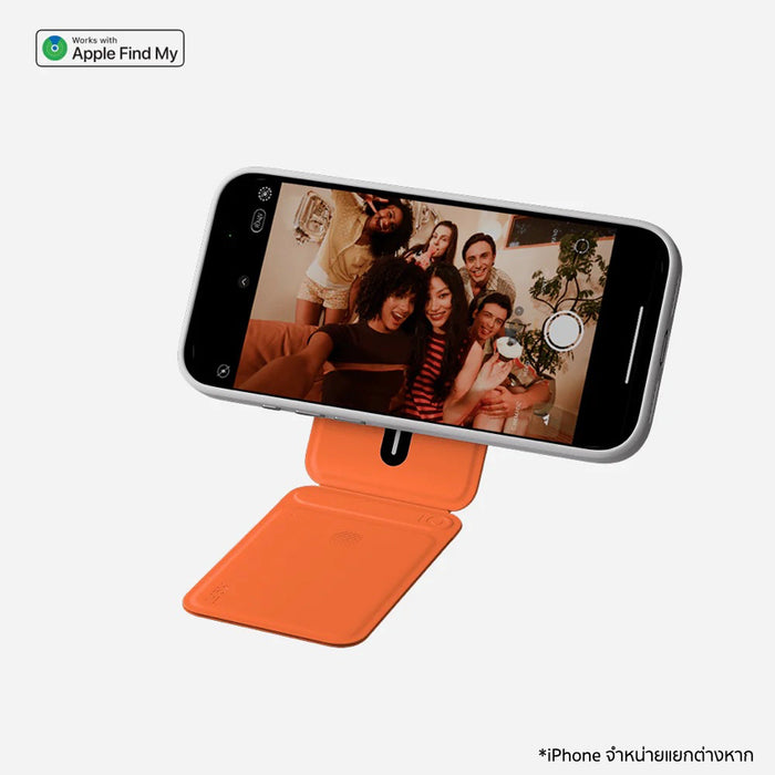 MOFT Trackable Tripod Wallet กระเป๋าใส่บัตร MagSafe พร้อม Apple Find My ขาตั้งและขาตั้งกล้องในตัว รีโมต Bluetooth ใช้งานสะดวก