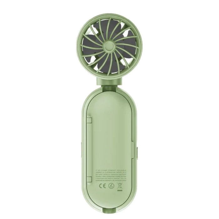 พัดลมพกพา MOMAX 1-GO CLAMP Compact Foldable Umbrella-Clip - Green