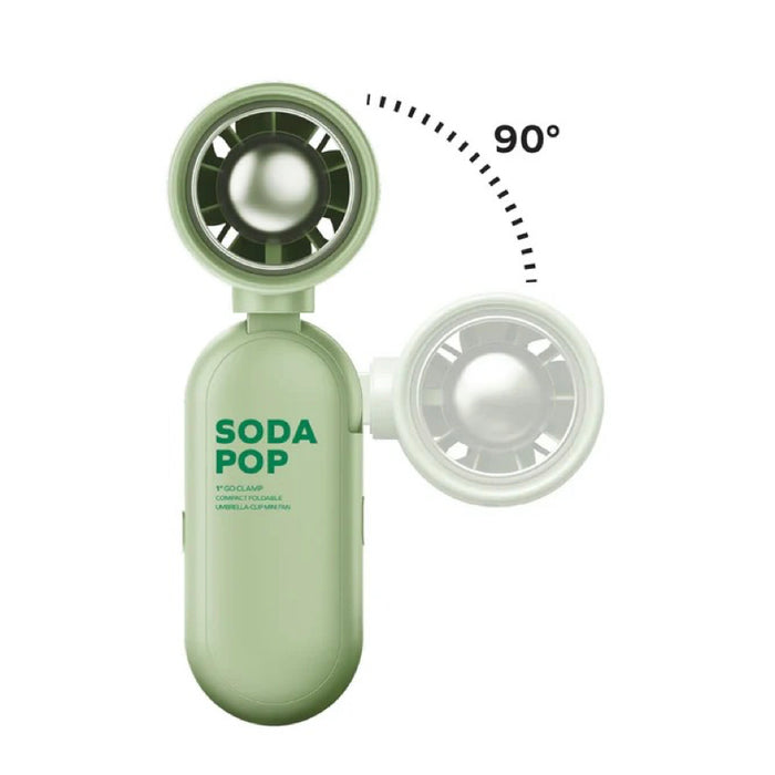 พัดลมพกพา MOMAX 1-GO CLAMP Compact Foldable Umbrella-Clip - Green