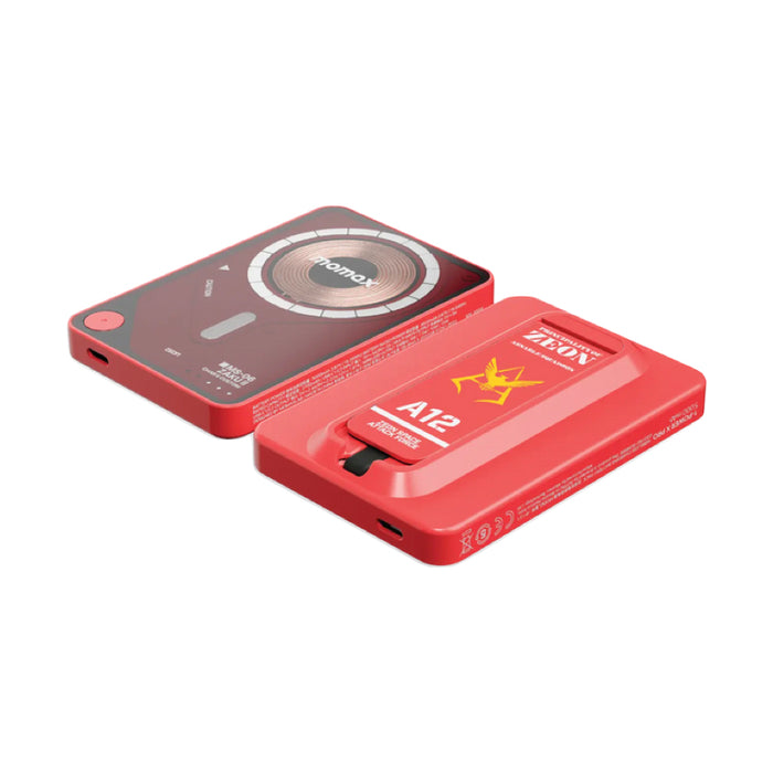 Wireless Battery Pack Momax 1-Power X Pro Magnetic สี Zuku Red