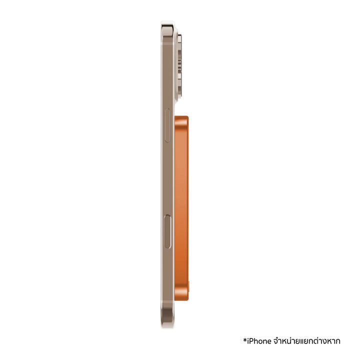 แบตเตอรี่สำรองไร้สาย Momax Q. Mag X 5000 mAh - Orange