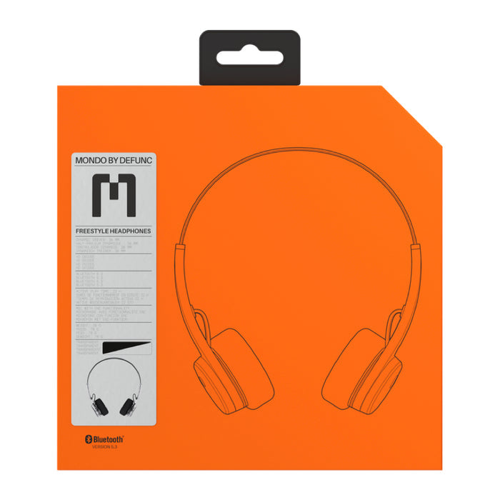 หูฟังไร้สายแนบหู Freestyle Headphone - Transparent ภายในกล่อง แบรนด์ MONDO