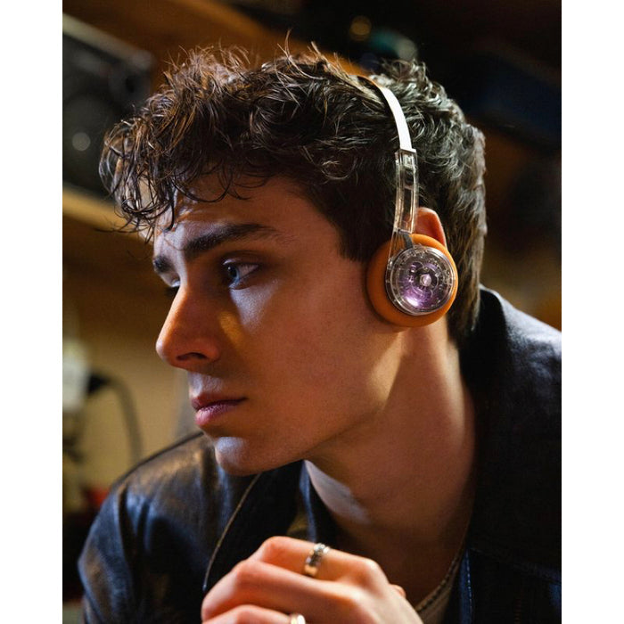 หูฟังไร้สายแนบหู Freestyle Headphone - Transparent ดีไซน์เรโทร แบรนด์ MONDO