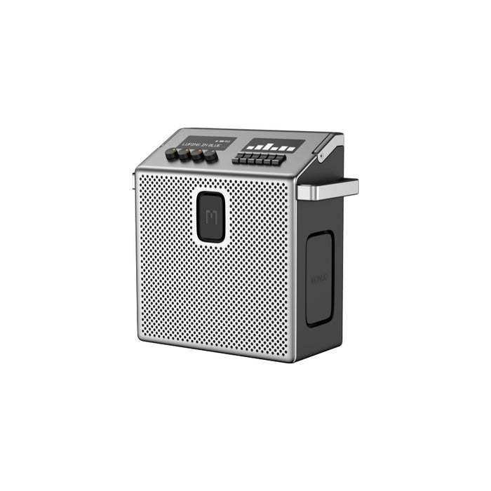 ลำโพงบลูทูธ MONDO BT Speaker Medium สีดำ วางตั้งตรง พื้นหลังสีขาว