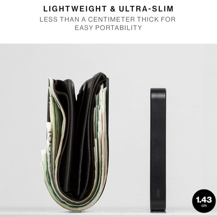 แบตเตอรี่สำรอง Native Union (Re)Classic Magnetic ความจุ 10000 mAh รองรับ Qi2 - Black