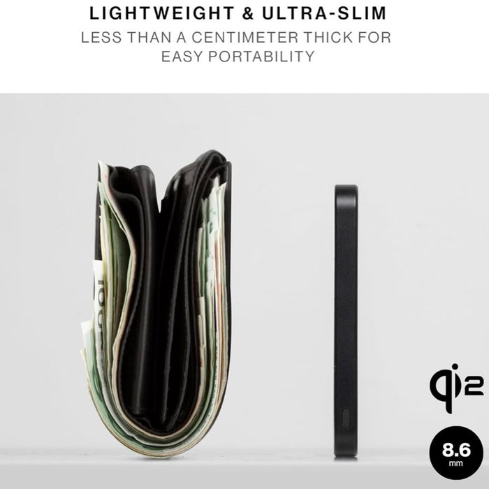 Native Union (Re)Classic Magnetic Ultra-slim magnetic power bank 5000mAh พร้อม Qi2 ชาร์จไร้สาย ติดแน่น MagSafe วัสดุพรีเมียม ชาร์จ iPhone ได้เต็ม พกพาสะดวกทุกวัน