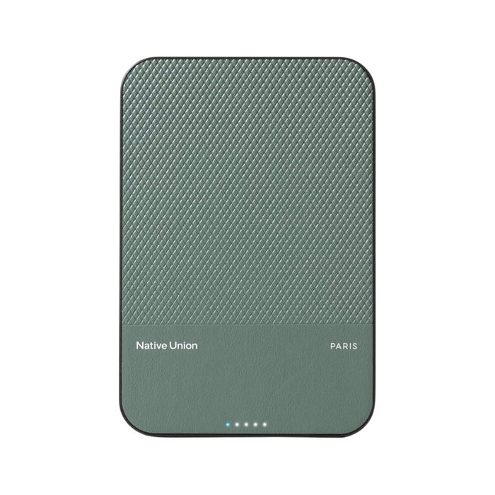 Native Union (Re)Classic Magnetic Ultra-slim magnetic power bank 5000mAh พร้อม Qi2 ชาร์จไร้สาย ติดแน่น MagSafe วัสดุพรีเมียม ชาร์จ iPhone ได้เต็ม พกพาสะดวกทุกวัน