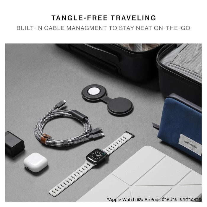 ลดความยุ่งยากของสายชาร์จด้วย Native Union Belt Cable 2-in-1 ชาร์จ MacBook, iPhone, iPad และอุปกรณ์ USB-C พร้อมกันได้ในสายเดียว