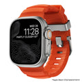 สาย Apple Watch Ultra 49mm / 46mm Nomad Rocky Point สี Magma ฮาร์ดแวร์ไทเทเนียมแท้ แข็งแรง กันน้ำ ของแท้
