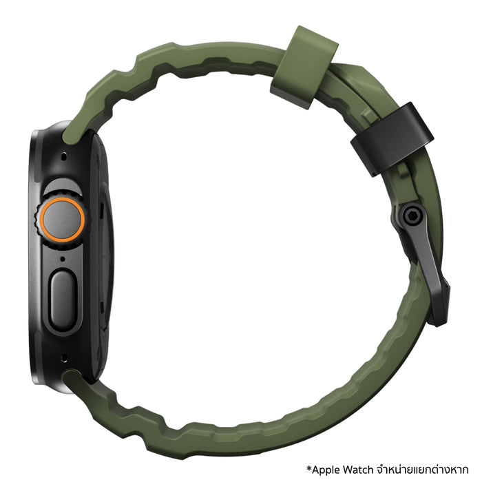 สาย Apple Watch NOMAD Rocky Point 46mm สี Forest Black Hardware ร้านผู้เชี่ยวชาญ