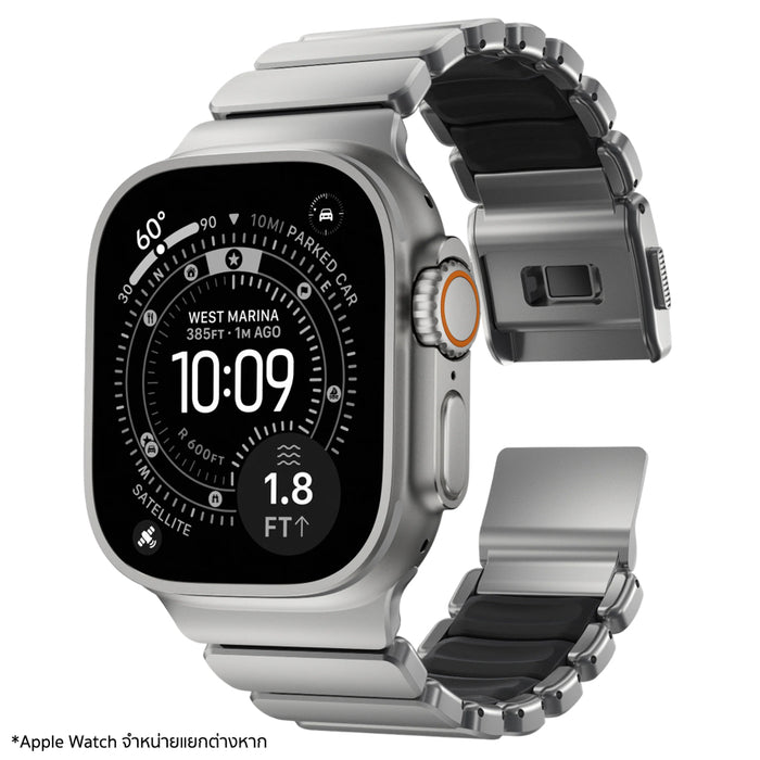 Band NOMAD Stratos FKM 49mm Natural Titanium Black ของแท้ ร้านแนะนำในไทย