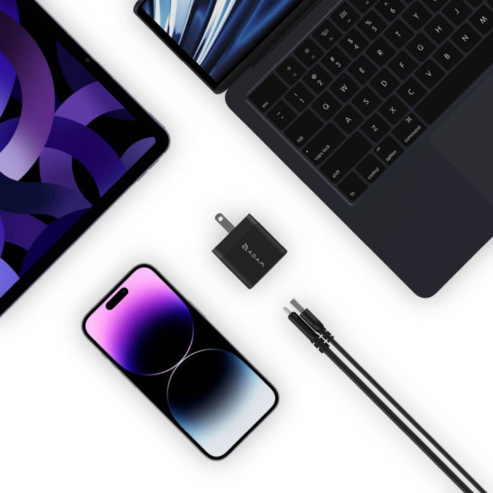 หัวชาร์จ OMNIA X35C 35 วัตต์ สีดำ แบรนด์ ADAM elements