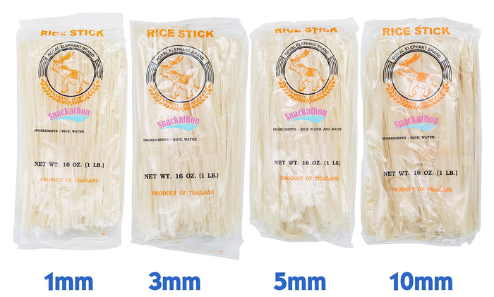 Thai Rice Stick Noodles Snackathon